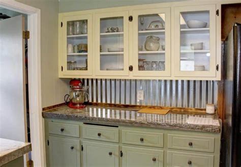 corrugated steel kitchen cabinets|corrugated metal kitchen designs.